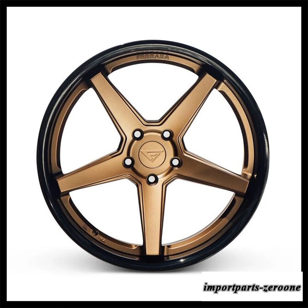 19インチフェラーダ FR3 ブロンズ コンケーブ ホイール リム レクサス IS250 IS350 に適合　ホイール４本セット　-FRD-1272