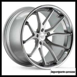 20インチフェラーダ FR2 シルバー コンケーブ ホイール リム レクサス GS350 GS450H に適合　ホイール４本セット　-FRD-1277