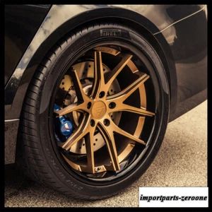 19インチフェラーダ FR2 ブロンズ コンケーブ ホイール リム BMW E92 E93 M3 クーペに適合　ホイール４本セット　-FRD-1290