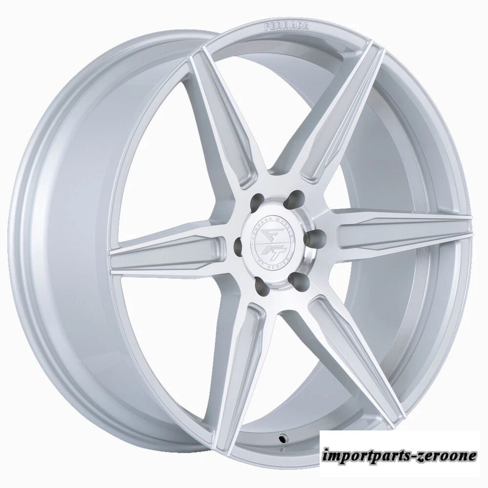 22インチフェラーダ ft2 シルバー コンケーブ ホイール リム ダッジ デュランゴにフィット　ホイール４本セット　-FRD-1327