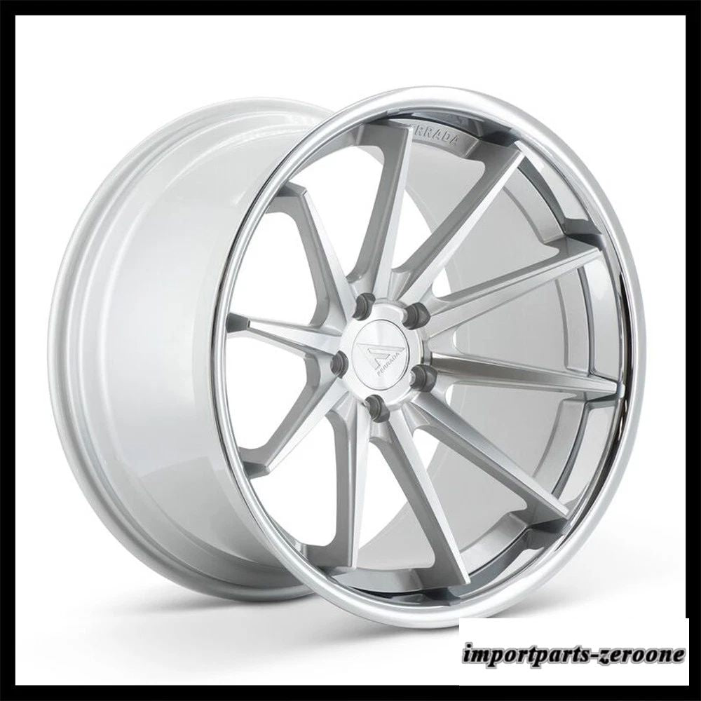 20インチフェラーダ FR4 シルバー コンケーブ ホイール リム BMW F10 528i 535i 550 に適合　ホイール４本セット　-FRD-1328