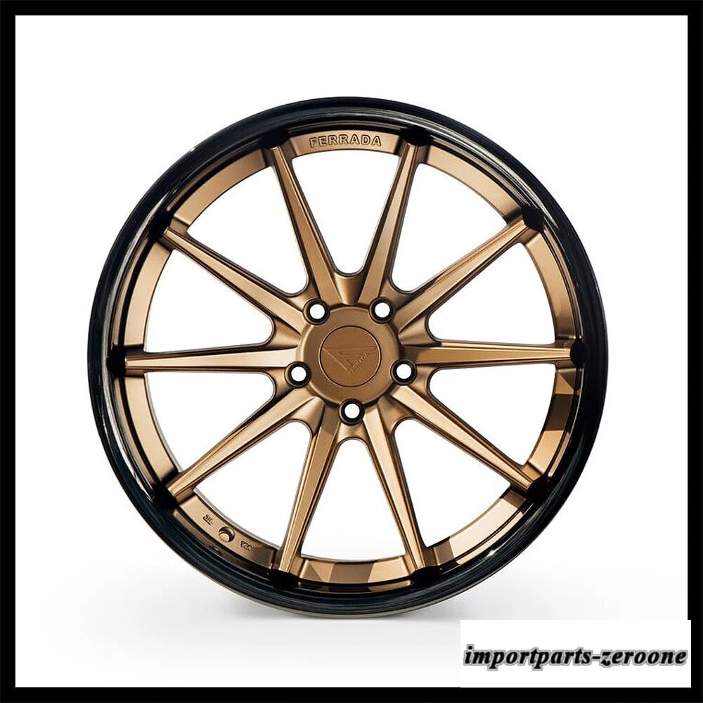20インチフェラーダ FR4 ブロンズ コンケーブ ホイール リム Acura TL に適合　ホイール４本セット　-FRD-1332