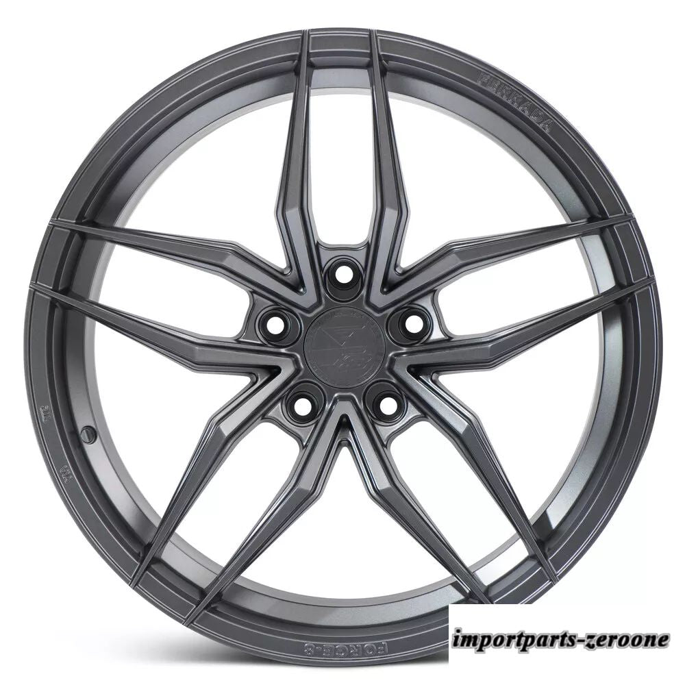 20インチフェラーダ F8-FR5 グラファイト鍛造コンケーブホイールリムbmw E39 M5 に適合　ホイール４本セット　-FRD-1341