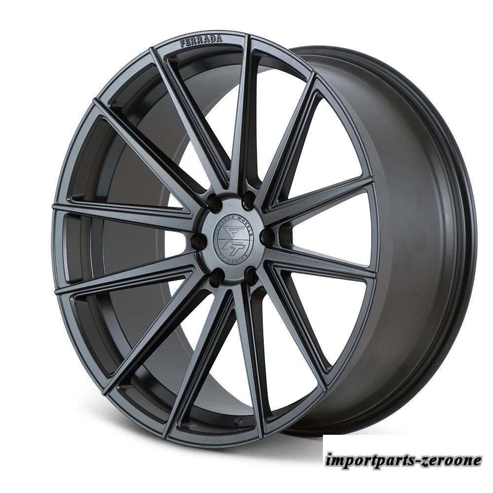 24"フェラーダ ft1 ブラックコンケーブホイールリムフォードf -150 に適合 - 4 個セット　ホイール４本セット　-FRD-1370