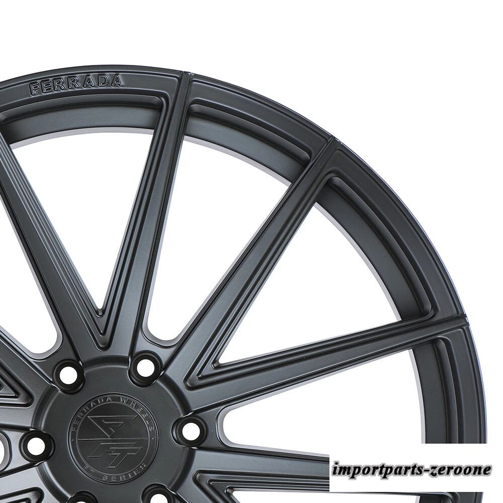 24"フェラーダ ft1 ブラックコンケーブホイールリムフォードf -150 に適合 - 4 個セット　ホイール４本セット　-FRD-1370