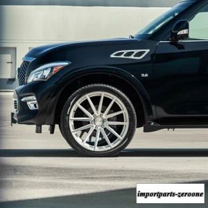 22インチフェラーダ ft1 シルバーコンケーブホイールリムキャディラックエスカレードにフィット-4 個セット　ホイール４本セット　-FRD-1373