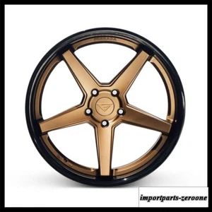 19インチフェラーダ FR3 ブロンズ コンケーブ ホイール リム レクサス ISF に適合　ホイール４本セット　-FRD-1388