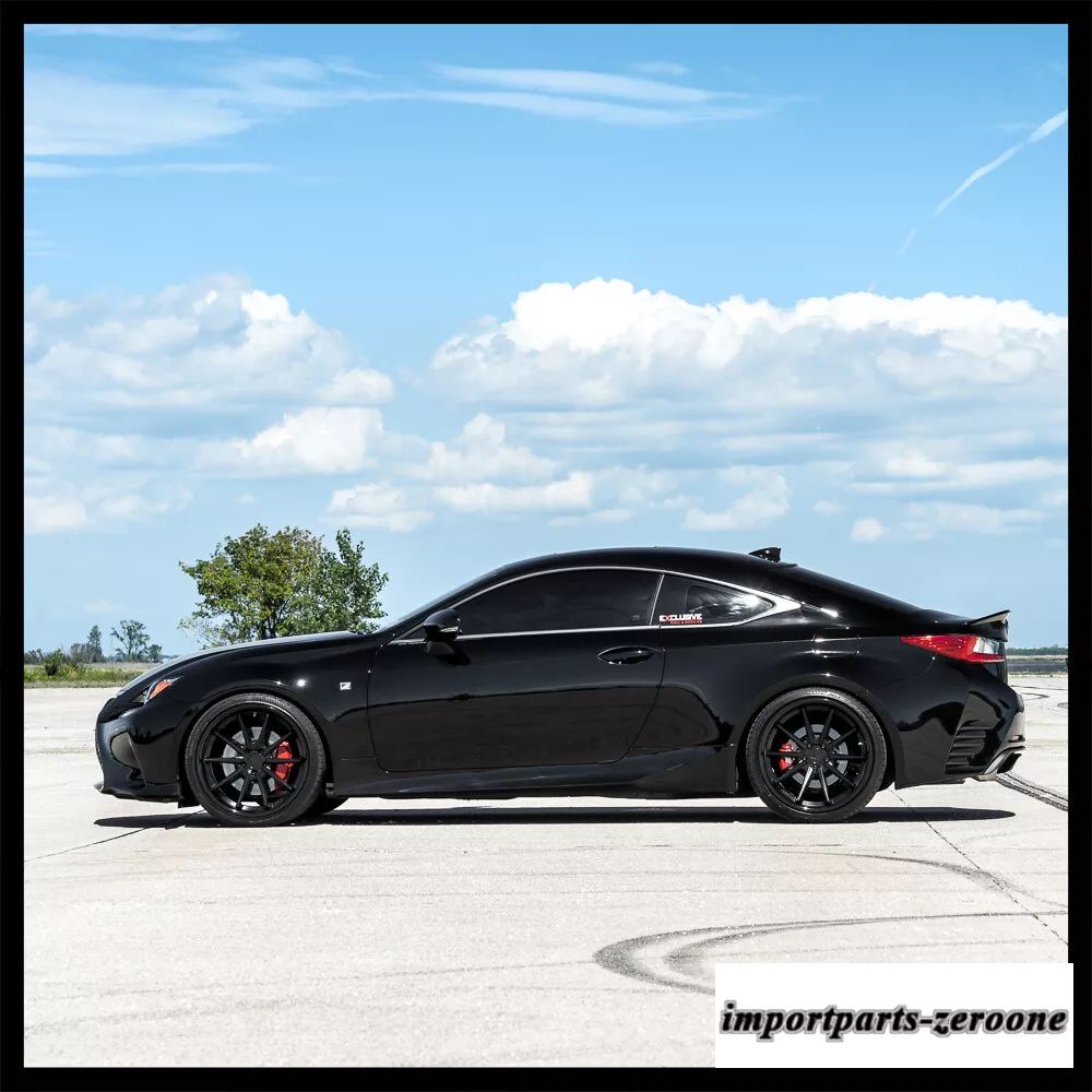 20インチフェラーダ FR4 ブラックコンケーブ フォージドホイールリム クライスラー 300 300C 300S に適合　ホイール４本セット　-FRD-1406