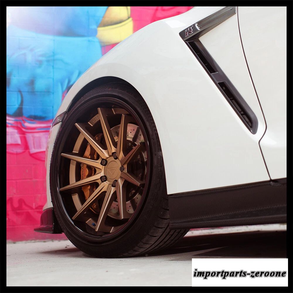 20インチフェラーダ FR4 ブロンズ コンケーブ ホイール リム 日産 GTR に適合　ホイール４本セット　-FRD-1452