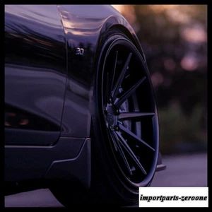 20インチフェラーダ FR4 ブラックコンケーブホイールリムインフィニティ G35 クーペにフィット　ホイール４本セット　-FRD-1473