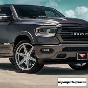 "22インチ" フェラーダ FT2 シルバー コンケーブ ホイール リム フォード F-150 に適合"　ホイール４本セット　-FRD-1484