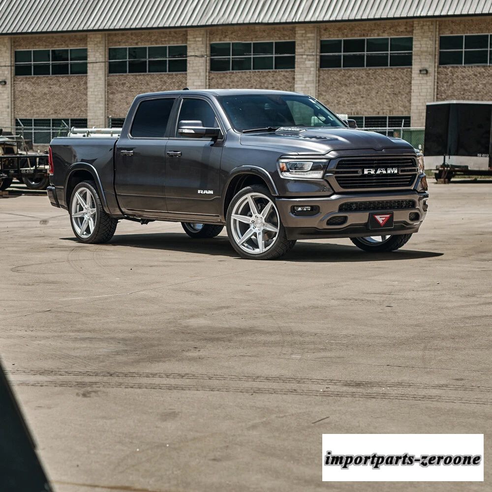 "22インチ" フェラーダ FT2 シルバー コンケーブ ホイール リム フォード F-150 に適合"　ホイール４本セット　-FRD-1484