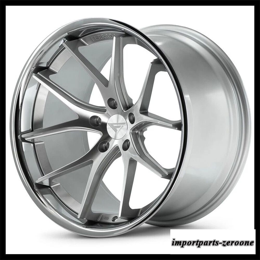 20インチフェラーダ FR2 シルバー コンケーブ ホイール リム レクサス RCF に適合　ホイール４本セット　-FRD-1528