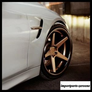 20インチフェラーダ FR3 ブロンズ コンケーブ ホイール リム BMW F10 528i 535i 550 に適合　ホイール４本セット　-FRD-1542