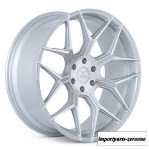 24"フェラーダ ft3 シルバー コンケーブ ホイール リム フォード F-150 に適合　ホイール４本セット　-FRD-1558