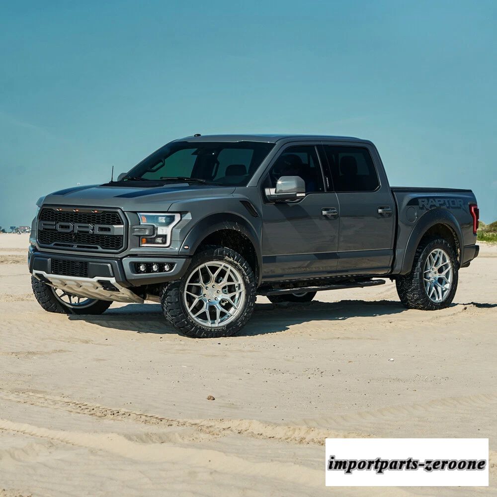 24"フェラーダ ft3 シルバー コンケーブ ホイール リム フォード F-150 に適合　ホイール４本セット　-FRD-1558