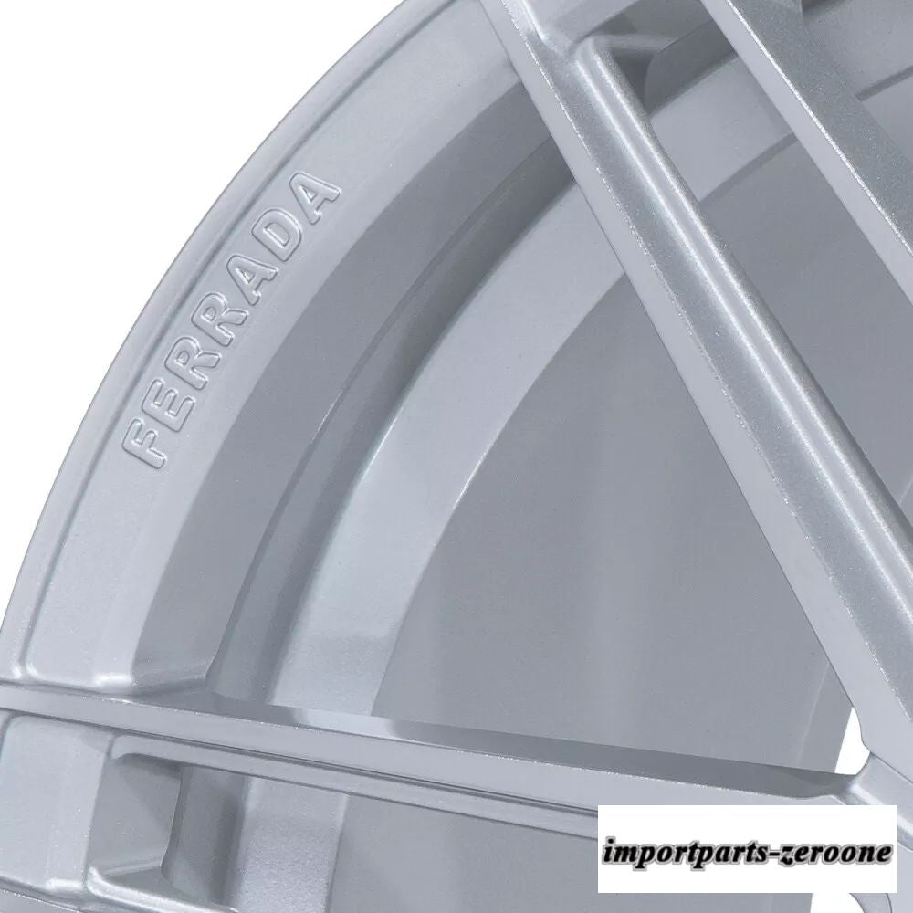 20インチフェラーダ F8-FR6 シルバー フォージド コンケーブ ホイール リム フォード マスタング GT 500 に適合　ホイール４本セット　-FRD-1584