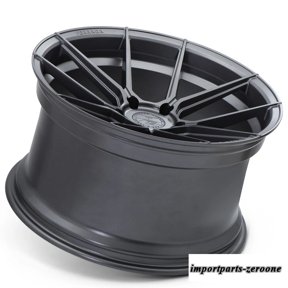20インチフェラーダ F8-FR8 グラファイト フォージドコンケーブホイールリム BMW F12 F13 640 650 に適合　ホイール４本セット　-FRD-1609