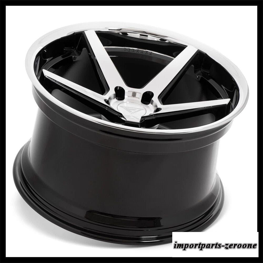 22インチフェラーダ FR3 機械加工コンケーブホイールリムbmw F15 x5 x5mに適合　ホイール４本セット　-FRD-1619