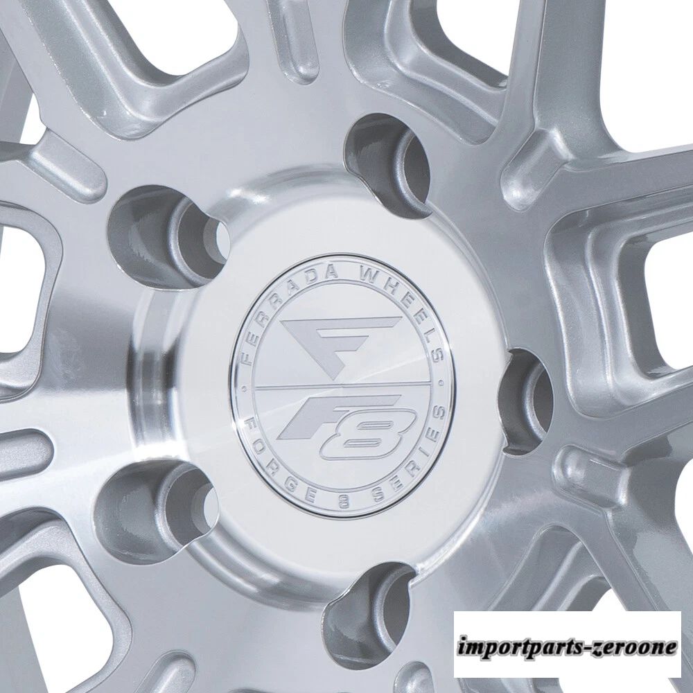 20インチフェラーダ F8-FR6 シルバー フォージド コンケーブ ホイール リム レクサス GSF に適合　ホイール４本セット　-FRD-1622