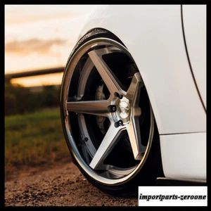 20インチフェラーダ FR3 シルバー コンケーブ ホイール リム Infiniti G37 G37S に適合　ホイール４本セット　-FRD-1634