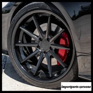 20インチフェラーダ FR4 ブラックコンケーブホイールリムレクサス GS300 GS400 GS430 に適合　ホイール４本セット　-FRD-1642