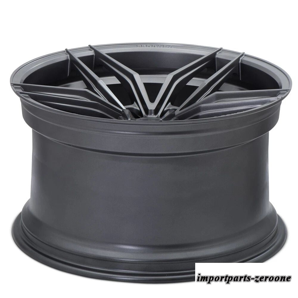 20インチフェラーダ F8-FR5 グラファイト鍛造コンケーブホイールリムbmw g11 740 750 760 に適合　ホイール４本セット　-FRD-1669