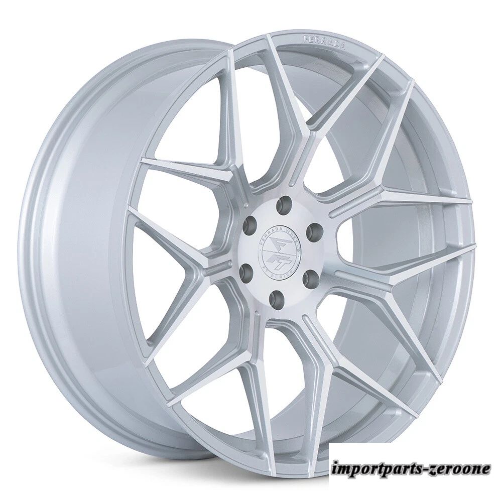 22インチフェラーダ FT3 シルバー コンケーブ ホイール リム BMW E70 X5 に適合　ホイール４本セット　-FRD-1681
