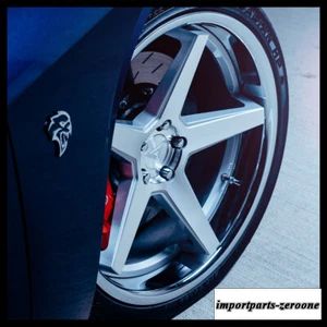 20インチフェラーダ FR3 シルバー コンケーブ ホイール リム シボレー カマロにフィット　ホイール４本セット　-FRD-1687