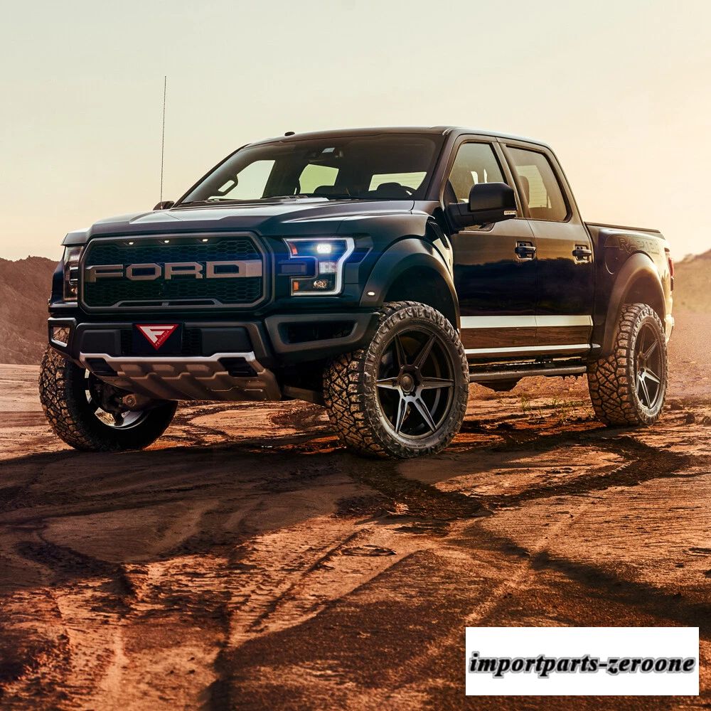 "22インチ" フェラーダ FT2 ブラック コンケーブ ホイール リム フォード F-150 に適合"　ホイール４本セット　-FRD-1688