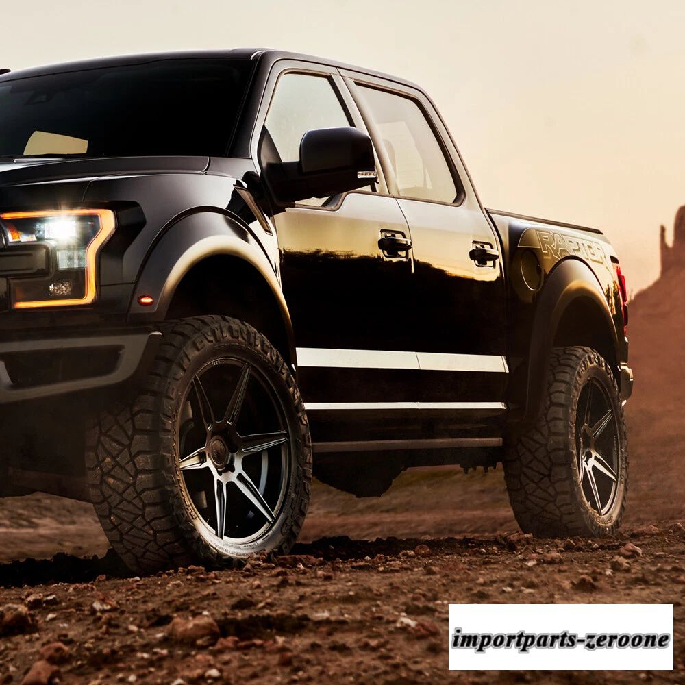 "22インチ" フェラーダ FT2 ブラック コンケーブ ホイール リム フォード F-150 に適合"　ホイール４本セット　-FRD-1688