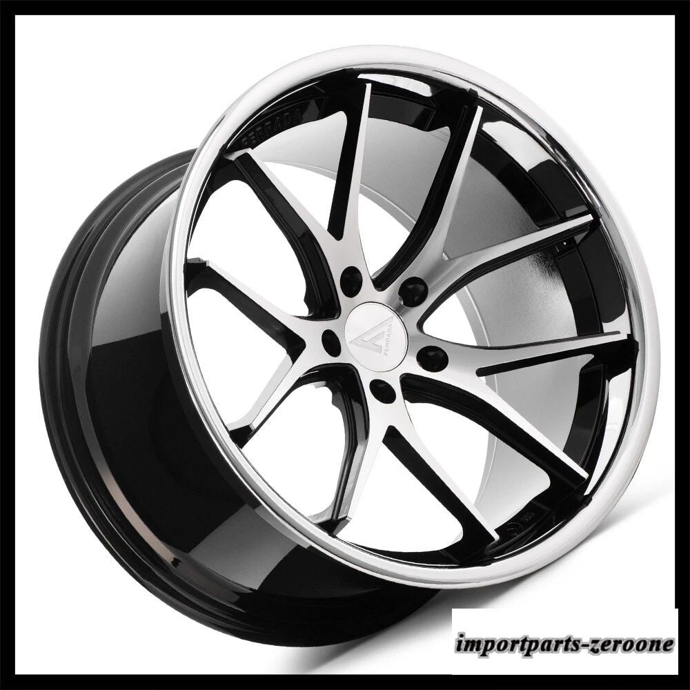 22インチフェラーダ FR2 機械加工コンケーブホイールリム BMW F16 x6 x6m適合　ホイール４本セット　-FRD-1695