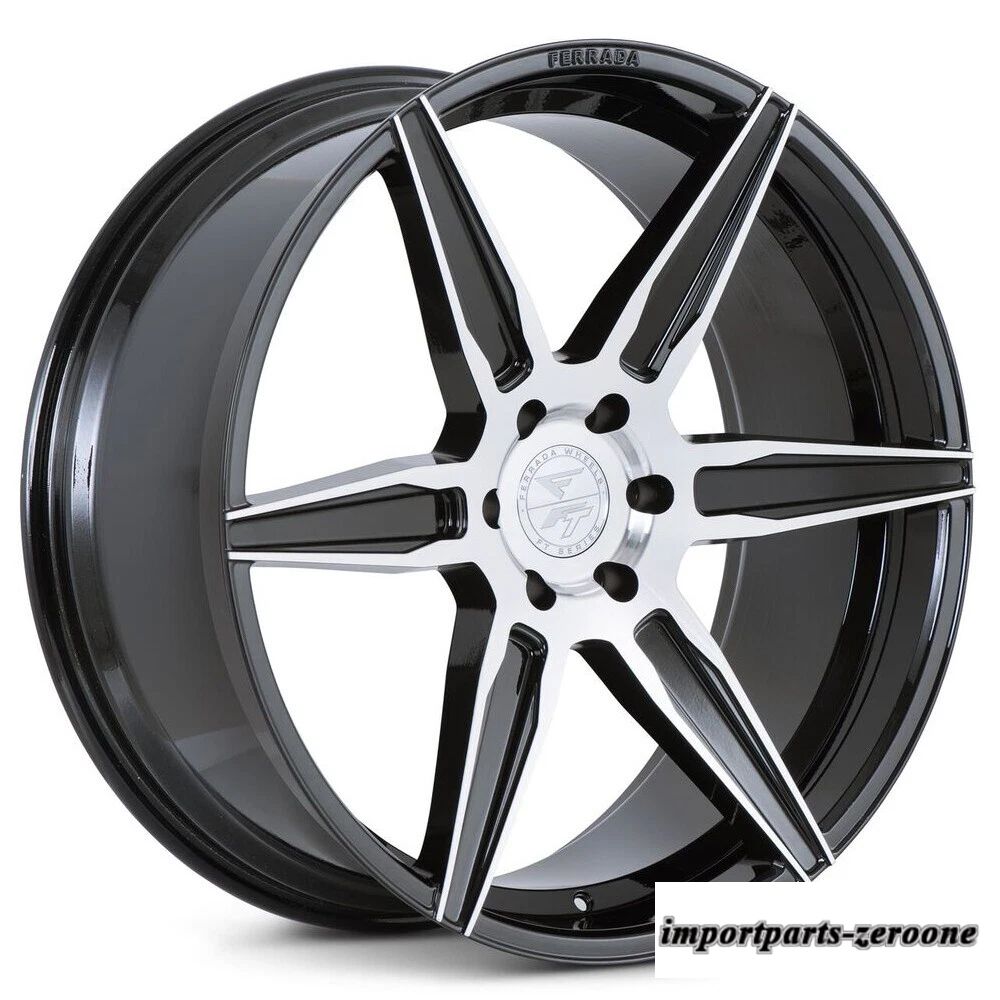 "22インチ" フェラーダ ft2 機械加工コンケーブホイールリム フォード F-150 に適合"　ホイール４本セット　-FRD-1703