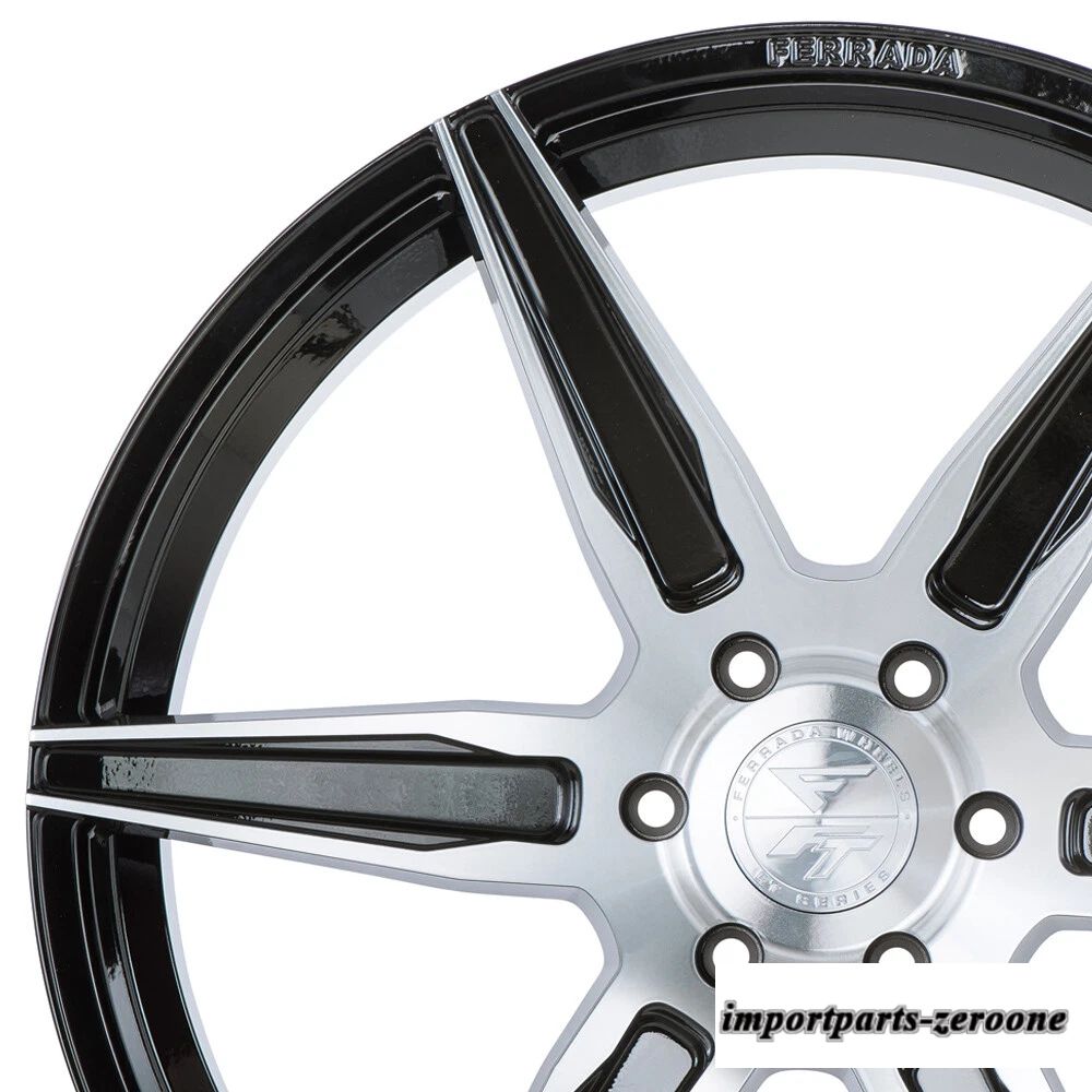 "22インチ" フェラーダ ft2 機械加工コンケーブホイールリム フォード F-150 に適合"　ホイール４本セット　-FRD-1703