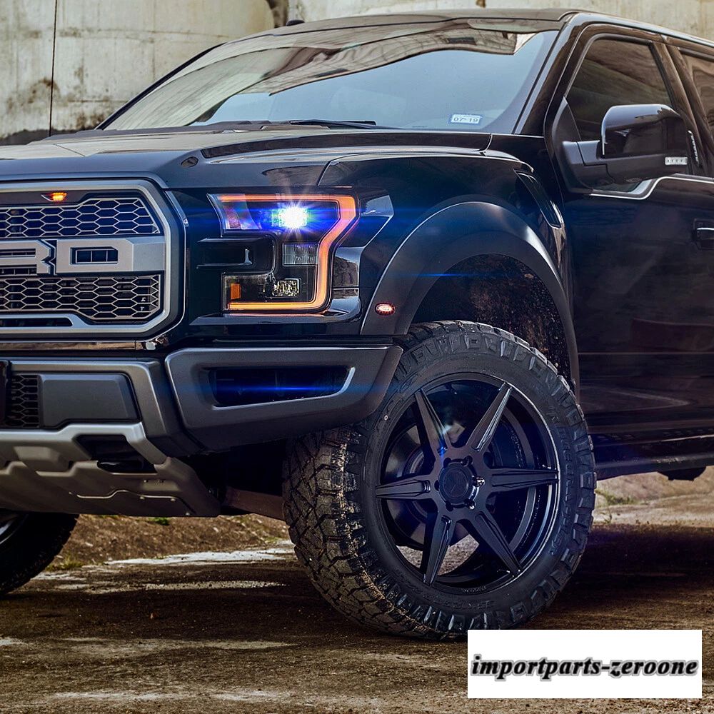 "22インチ" フェラーダ FT2 ブラック コンケーブ ホイール リム GMC Yukon に適合"　ホイール４本セット　-FRD-1710