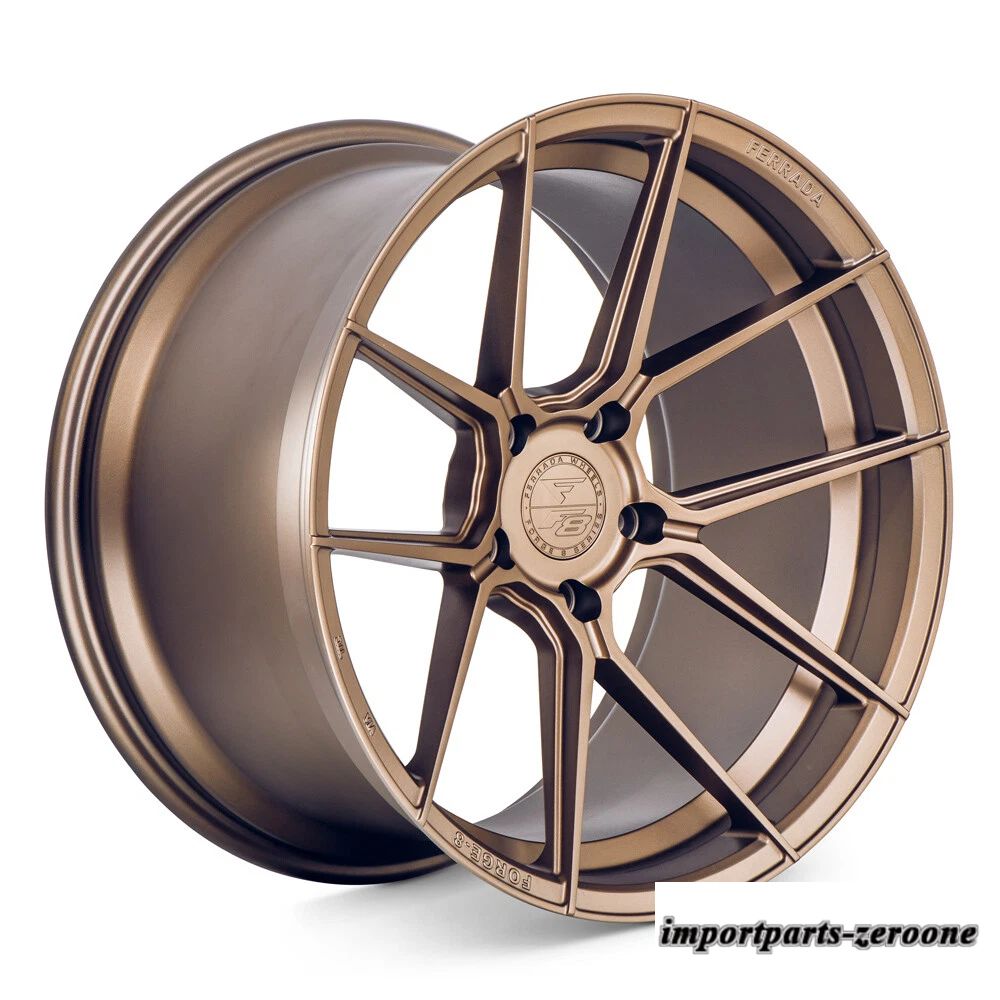20インチフェラーダ F8-FR8 ブロンズ フォージド コンケーブ ホイール リム BMW E60 M5 に適合　ホイール４本セット　-FRD-1720