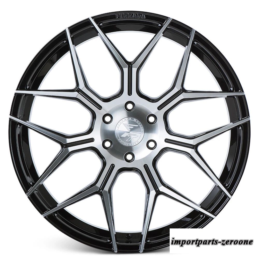 "22インチ" フェラーダ ft3 機械加工コンケーブホイールリム フォード F-150 に適合"　ホイール４本セット　-FRD-1733