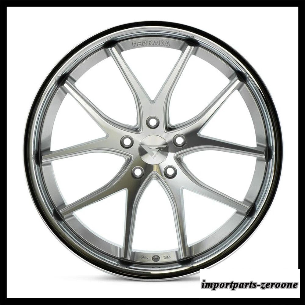 20インチフェラーダ FR2 シルバー コンケーブ ホイール リム BMW E92 328i 335i に適合　ホイール４本セット　-FRD-1735
