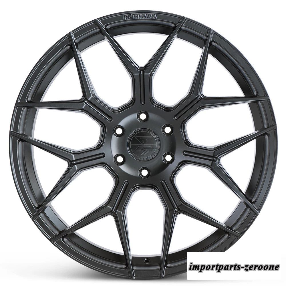 "22インチ" フェラーダ FT3 ブラック コンケーブ ホイール リム フォード F-150 に適合"　ホイール４本セット　-FRD-1740
