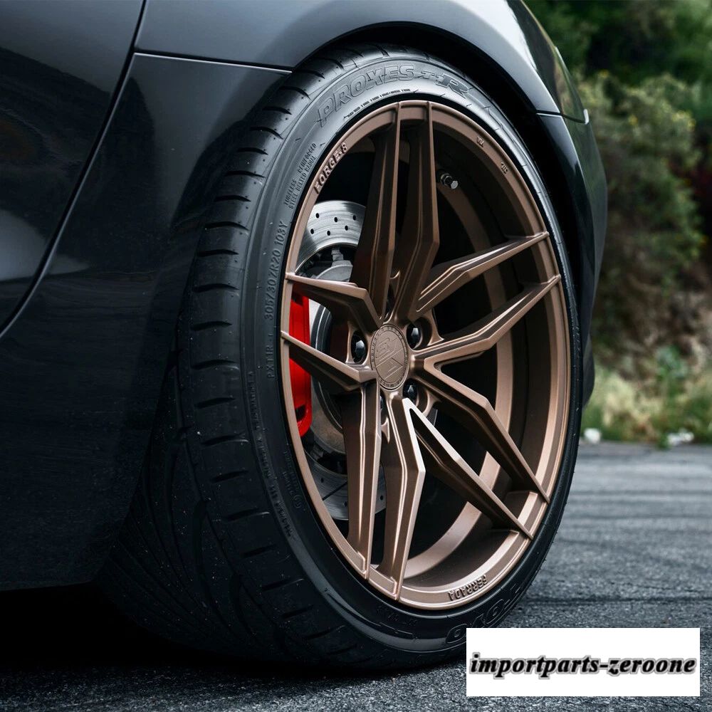 20インチフェラーダ F8-FR5 ブロンズ フォージド コンケーブ ホイール リム Infiniti M37 M56 に適合　ホイール４本セット　-FRD-1741