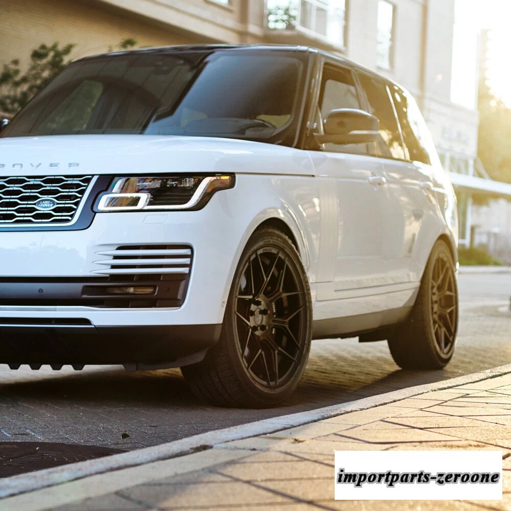 24"フェラーダ FT3 ブラックコンケーブホイールリムシボレー シルバラードに適合　ホイール４本セット　-FRD-1798