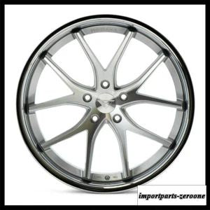 22インチフェラーダ FR2 シルバー コンケーブ ホイール リム BMW F16 X6 X6M に適合　ホイール４本セット　-FRD-1815