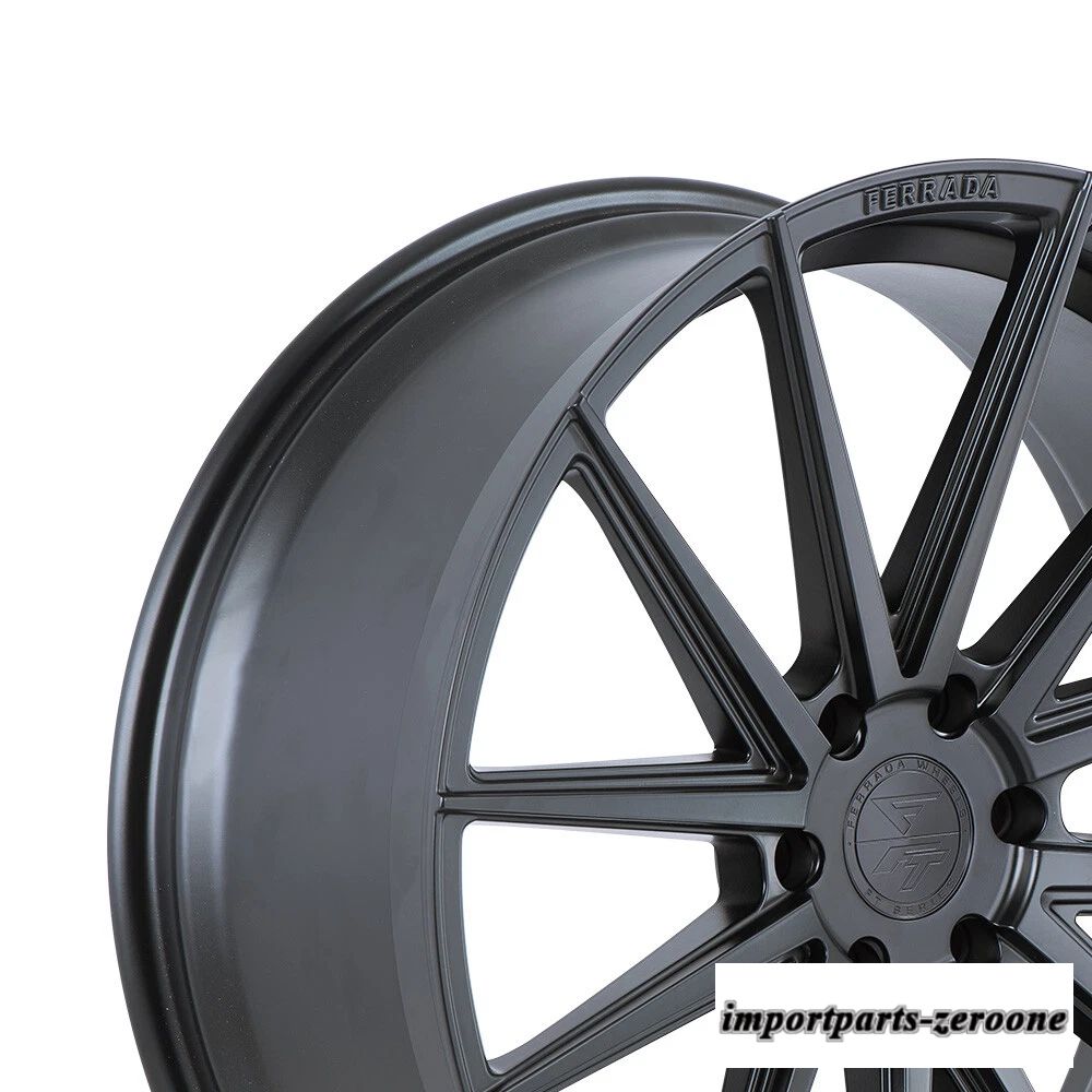 22インチフェラーダ ft1 ブラックコンケーブホイールリムフォードラプターにフィット-4 個セット　ホイール４本セット　-FRD-1826