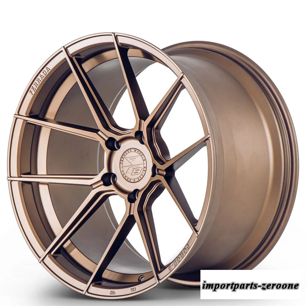 20インチ Ferrada F8-FR8 ブロンズ コンケーブ フォージド ホイール リム クライスラー 300 300C に適合　ホイール４本セット　-FRD-1838