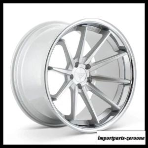 20インチフェラーダ FR4 シルバー コンケーブ ホイール リム メルセデス W222 S550 S63 に適合　ホイール４本セット　-FRD-1839