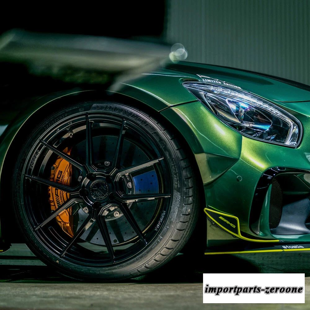 21インチフェラーダFR8ブラック21x9 21x10.5コンケーブホイールリムポルシェパナメーラ適合　ホイール４本セット　-FRD-1844