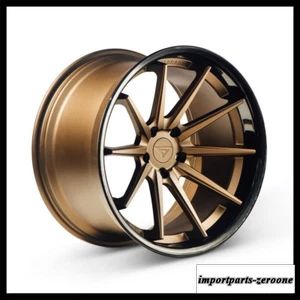 20インチフェラーダ FR4 ブロンズ コンケーブ ホイール リム Maserati Quattroporte に適合　ホイール４本セット　-FRD-1855