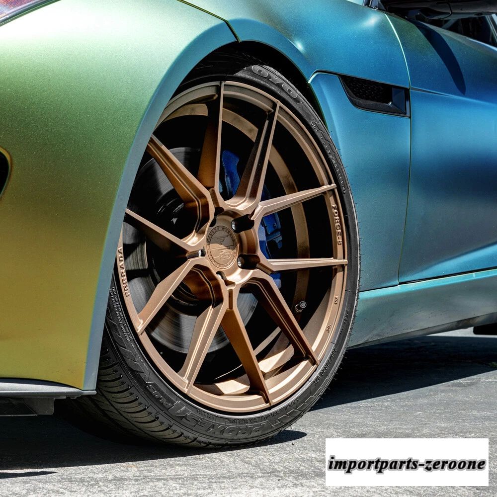 20インチ Ferrada F8-FR8 20x10 ブロンズ フォージド コンケーブ ホイール リム アウディ B8 A5 S5 に適合　ホイール４本セット　-FRD-1856