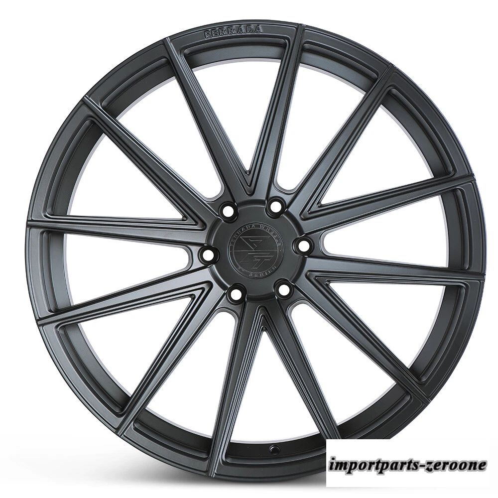 22インチフェラーダ ft1 ブラックコンケーブホイールリム GMC Yukon-4 個セット　ホイール４本セット　-FRD-1924