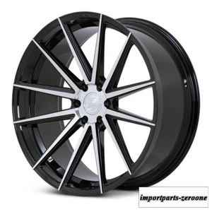 "22インチ" フェラーダ ft1 機械加工コンケーブホイールリムシボレー シルバラード-4 個セット"　ホイール４本セット　-FRD-1929